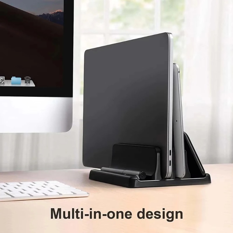 Mac Laptop Accessories - Vertical Laptop Stand Plastic Portable Macbook/Tablet/Phone