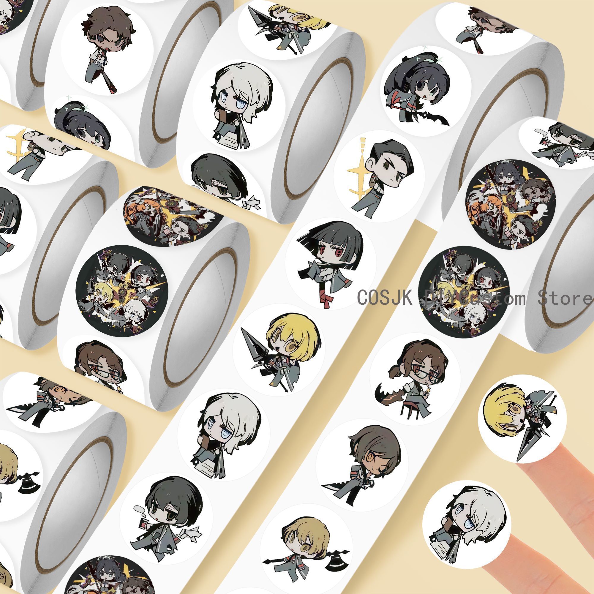 500Pc/Roll Anime Limbus Compan - đánh giá và giá Laptop Accessories Diy