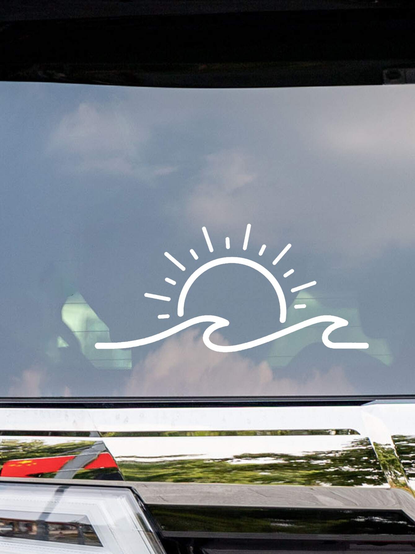 1pc White 30*15cm Sun Wave Car - đánh giá và giá Laptop Stand Riser
