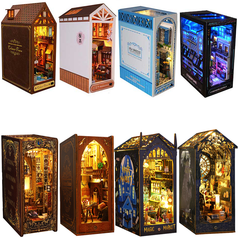 Laptop Accessories Light - DIY Book Nook Kit Miniature Doll
