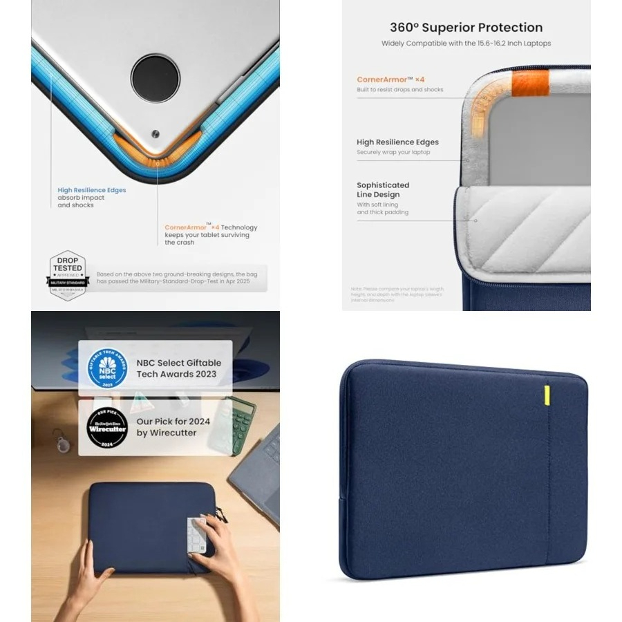 360° Protective Laptop Sleeve  - đánh giá và giá Laptop Accessories For Asus Vivobook