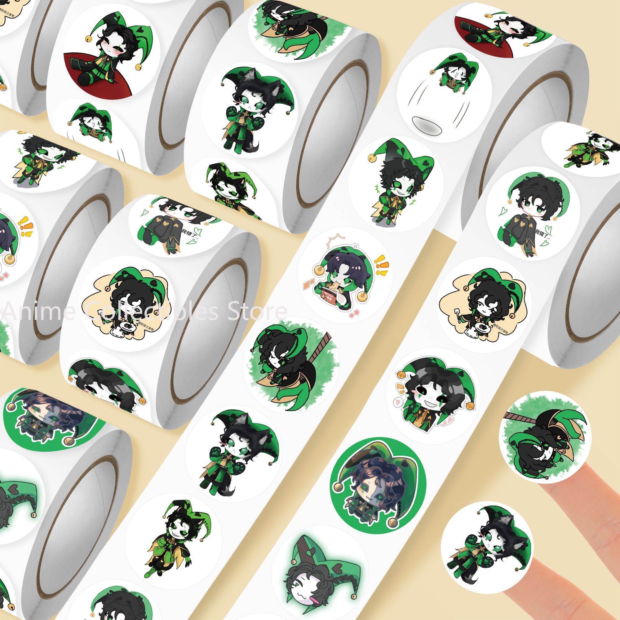 500Pc/Roll Anime The Freak Cir - đánh giá và giá Laptop Accessories Diy