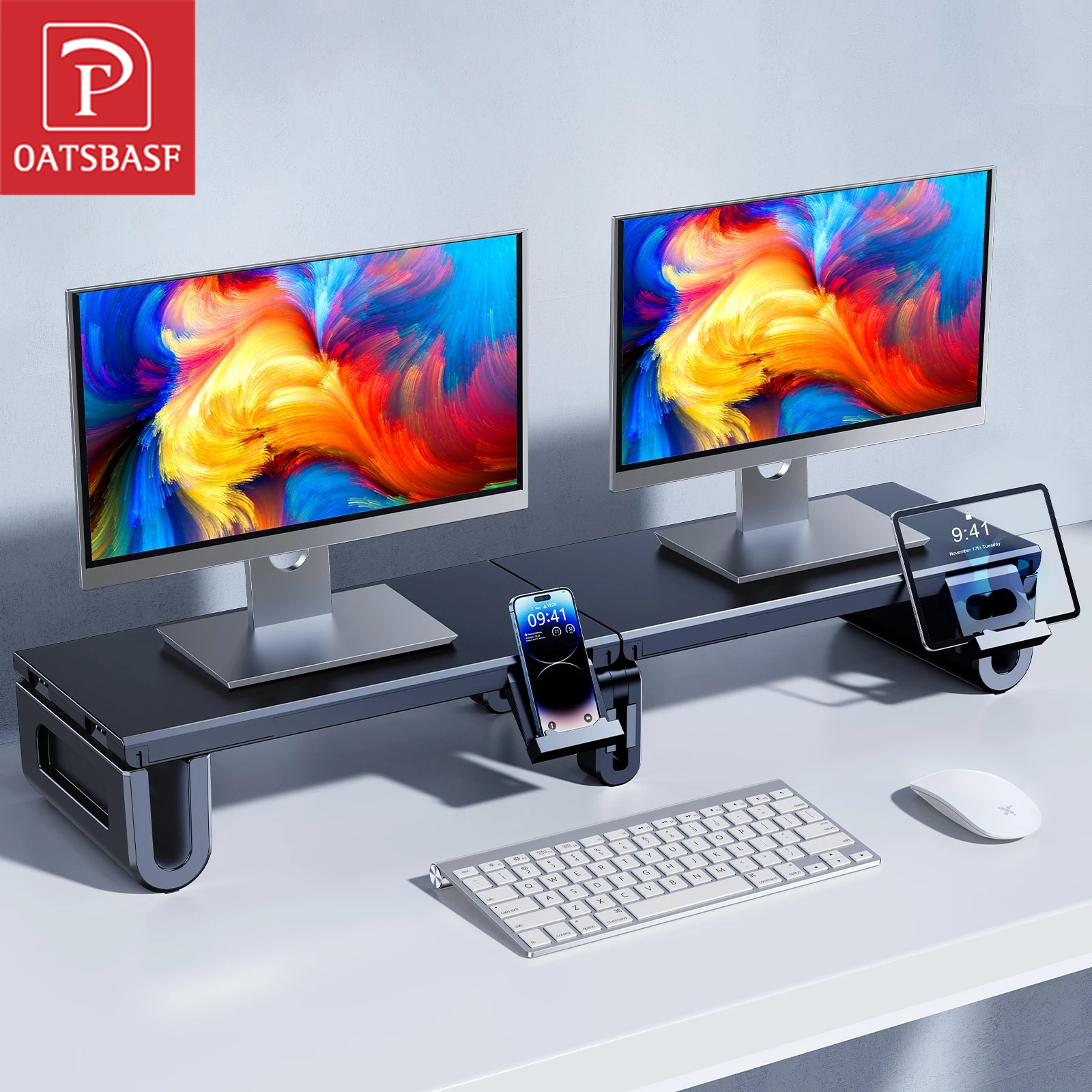 Oatsbasf Dual Monitor Stand Ri - đánh giá và giá Laptop Accessories Asus