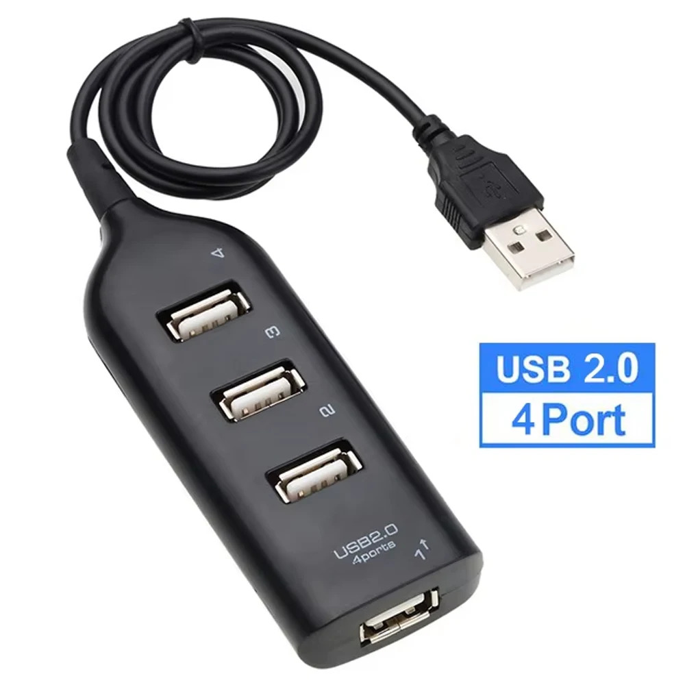 Mac Laptop Accessories - 4 Port USB Hub Portable USB