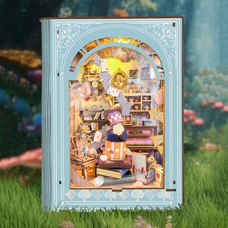 DIY Book Nook Wooden Miniature - đánh giá và giá Laptop Accessories Light