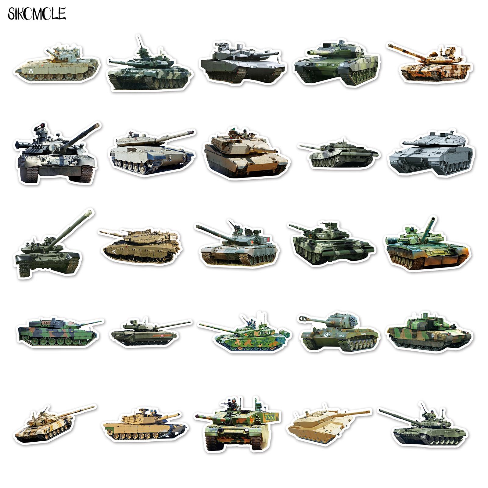 10/30/50pcs Cute Tank Graffiti - đánh giá và giá Laptop Accessories Kids