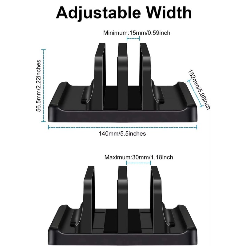 Vertical Laptop Stand Plastic  - đánh giá và giá Mac Laptop Accessories