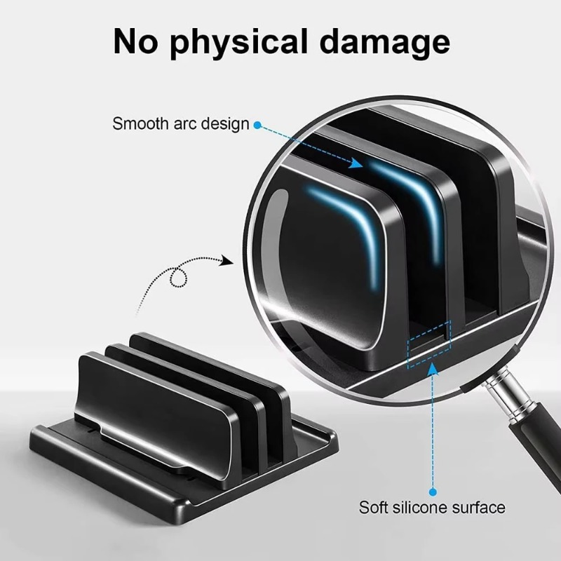 Vertical Laptop Stand Plastic  - đánh giá và giá Mac Laptop Accessories