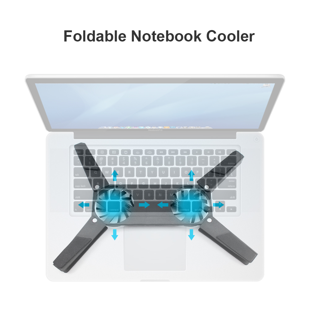 USB Powered Foldable Cooler Pa - đánh giá và giá Laptop Cooling Pad