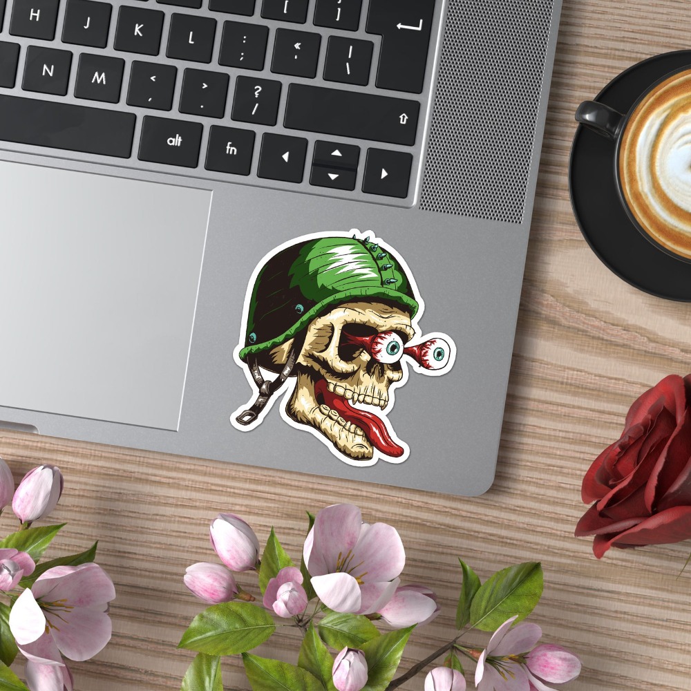Skull Eyeballs Vinyl Anime Mus - đánh giá và giá Laptop Accessories You Must Have
