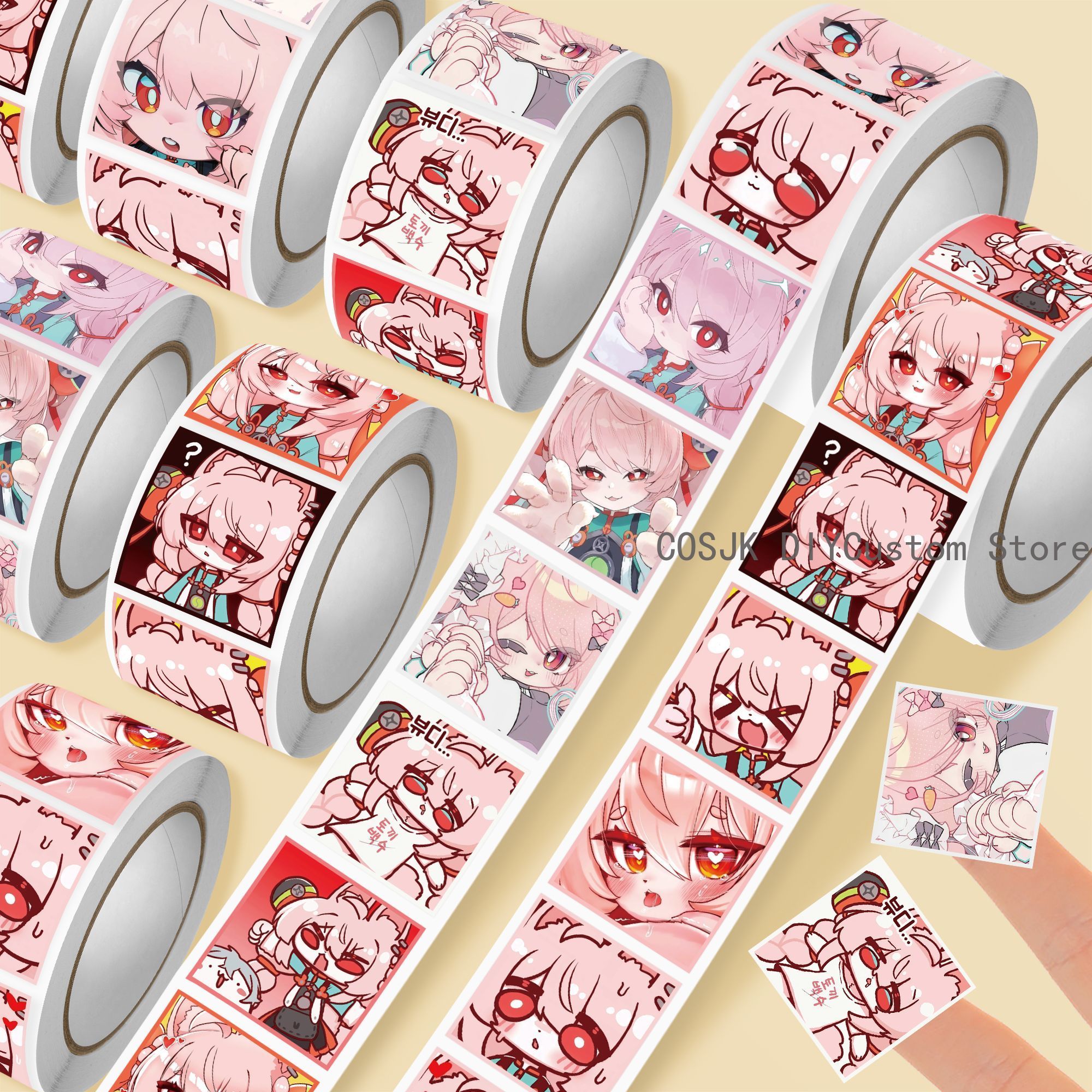 500Pc/Roll Anime Zenless Zone  - đánh giá và giá Laptop Accessories Diy