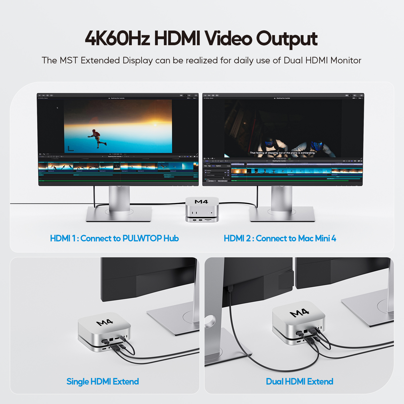 PULWTOP Mac Mini M4 Hub with M - đánh giá và giá Mac Laptop Accessories