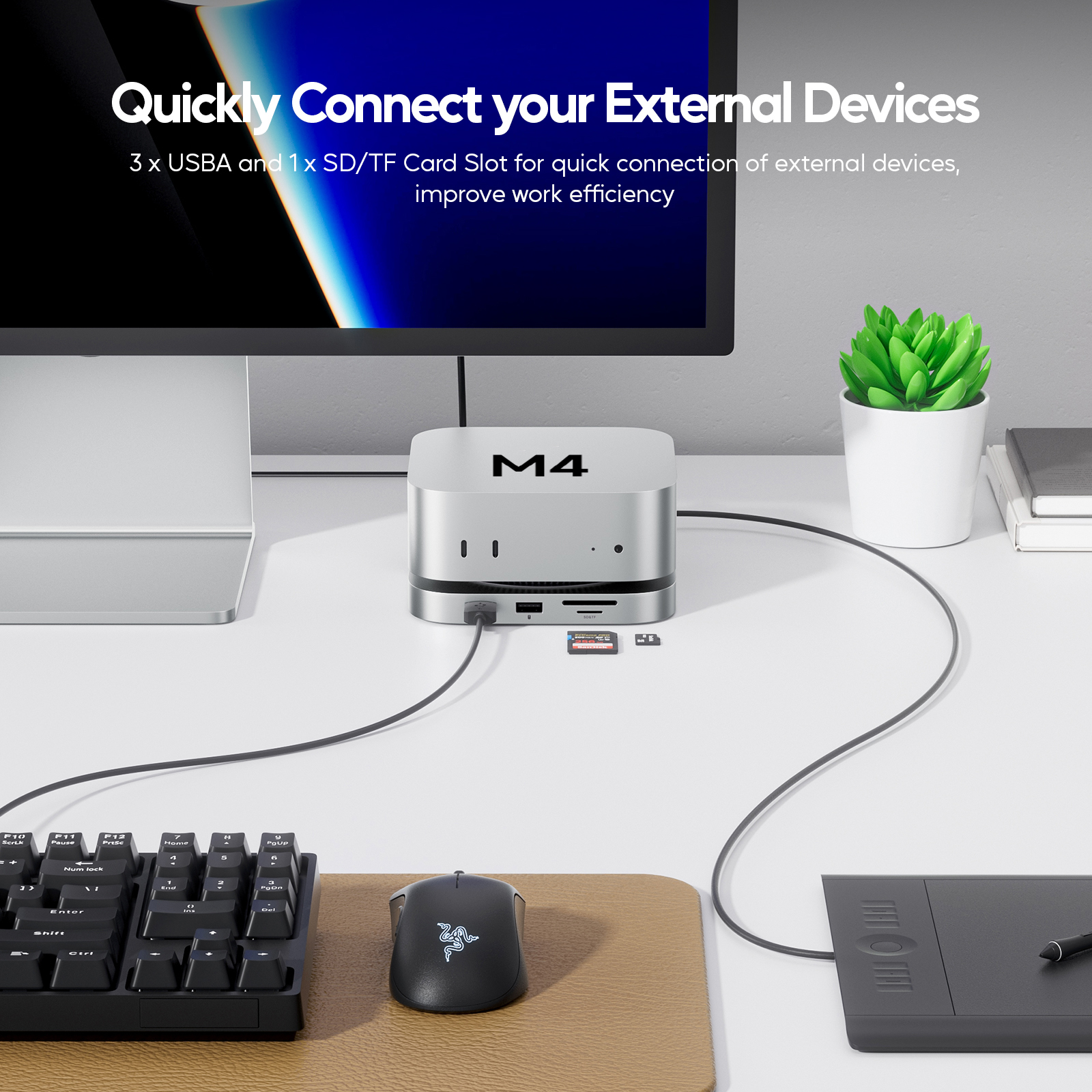 PULWTOP Mac Mini M4 Dock with  - đánh giá và giá Mac Laptop Accessories