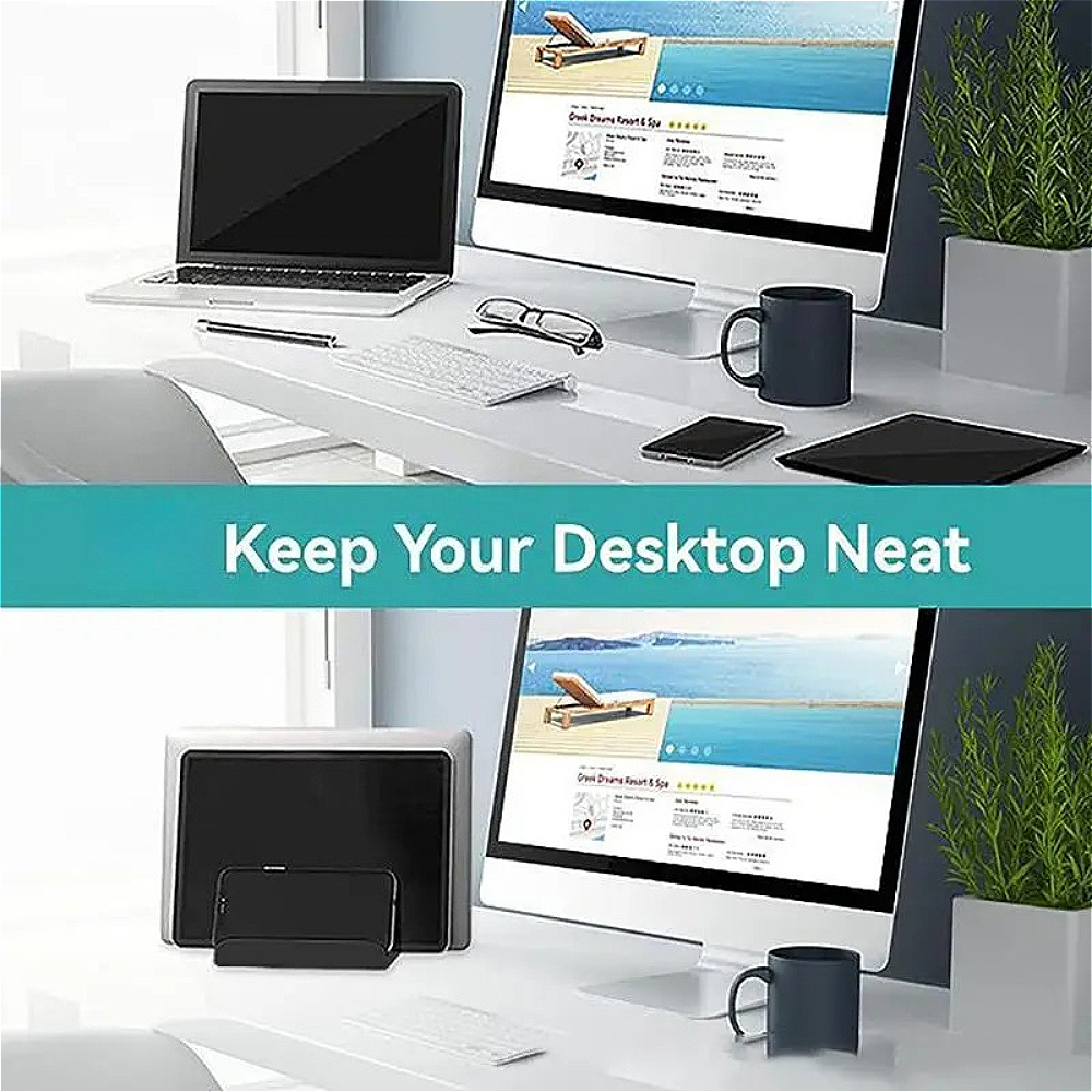 Multi-Slot Vertical Laptop & T - đánh giá và giá Laptop Stand Riser