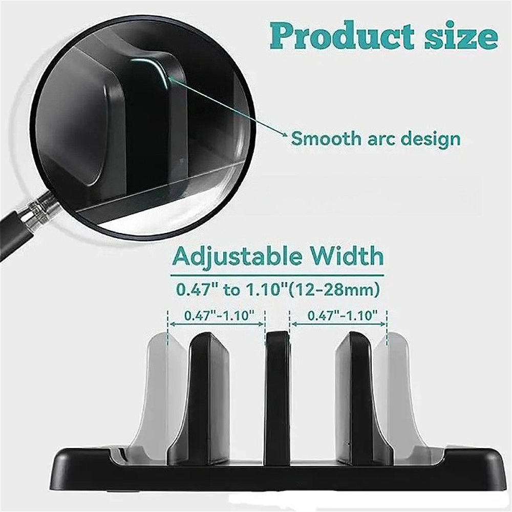 Multi-Slot Vertical Laptop & T - đánh giá và giá Laptop Stand Riser