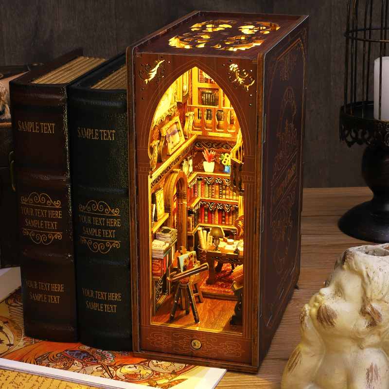 DIY Book Nook Shelf Insert Kit - đánh giá và giá Laptop Accessories Light