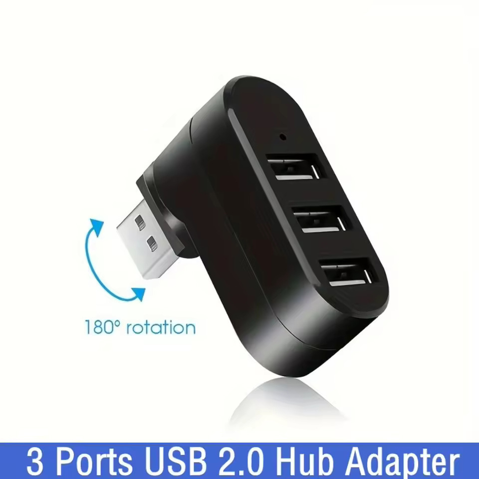 USB 2.0 Hub 3 Ports 180° Rotat - đánh giá và giá Xiaomi Laptop Accessories
