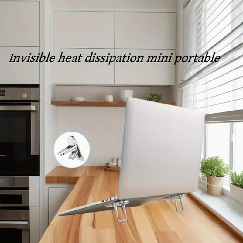 2/4pcs/Set Foldable Laptop Sta - đánh giá và giá Laptop Stand Riser