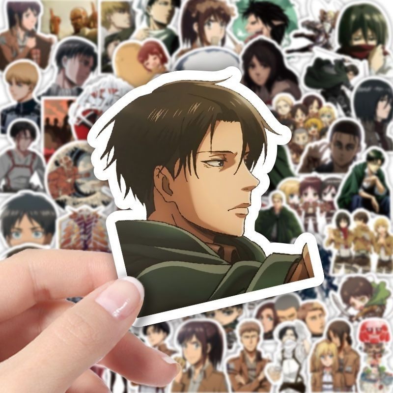 60Pcs Attack on Titan Anime St - đánh giá và giá Laptop Accessories Diy