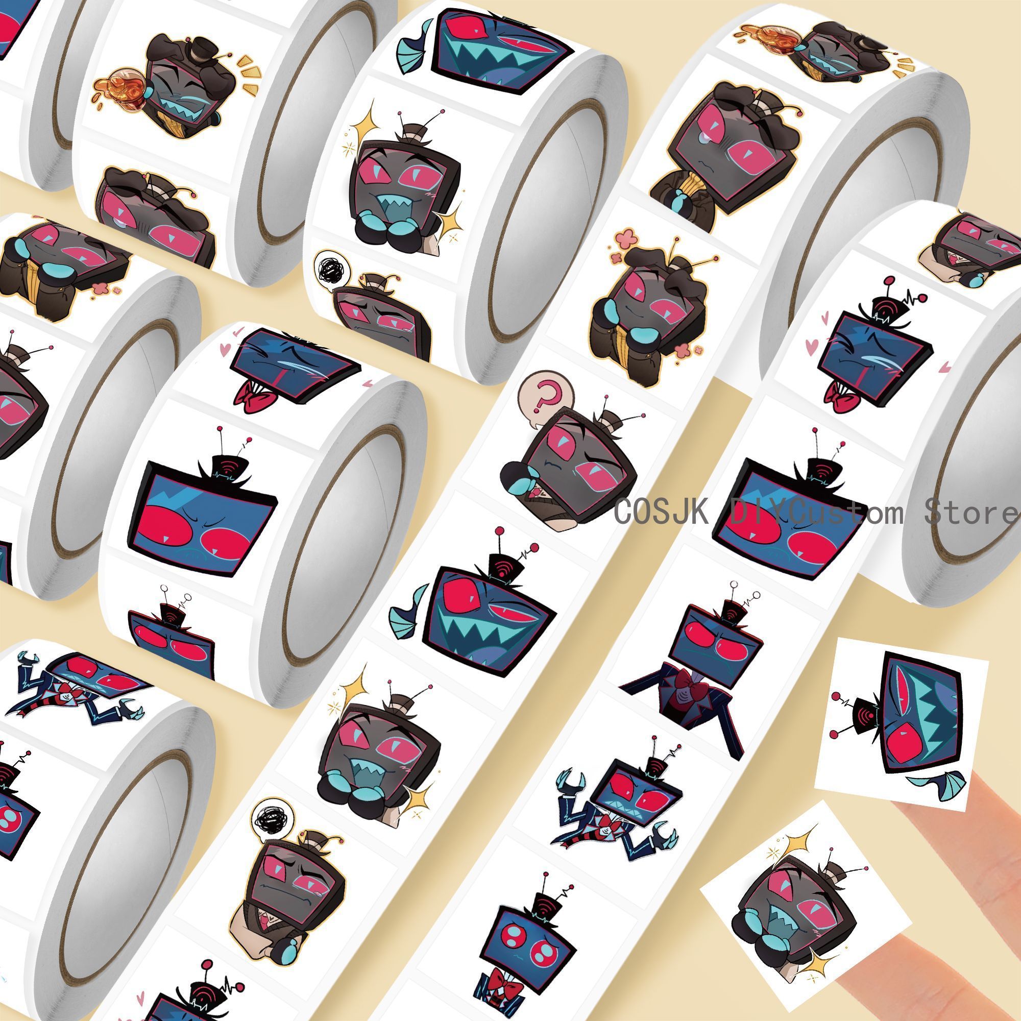 500Pc/Roll Anime Vox Q Version - đánh giá và giá Laptop Accessories Diy