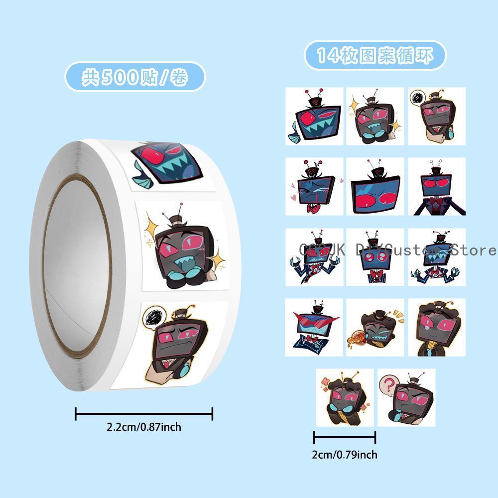 500Pc/Roll Anime Vox Q Version - đánh giá và giá Laptop Accessories Diy