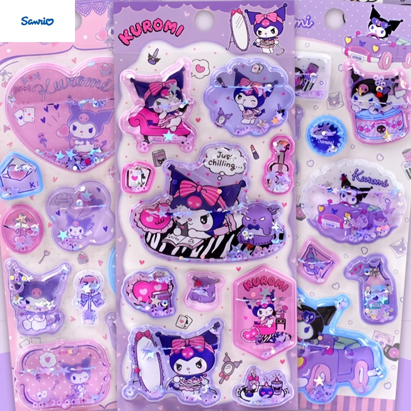 Sanrio Kuromi Sticker  Crystal - đánh giá và giá Laptop Accessories Diy