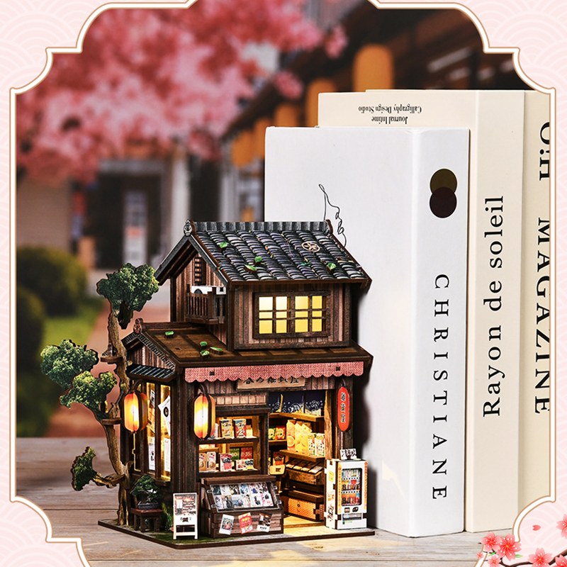 Book Nook 3D Wooden Assembled  - đánh giá và giá Laptop Accessories Light