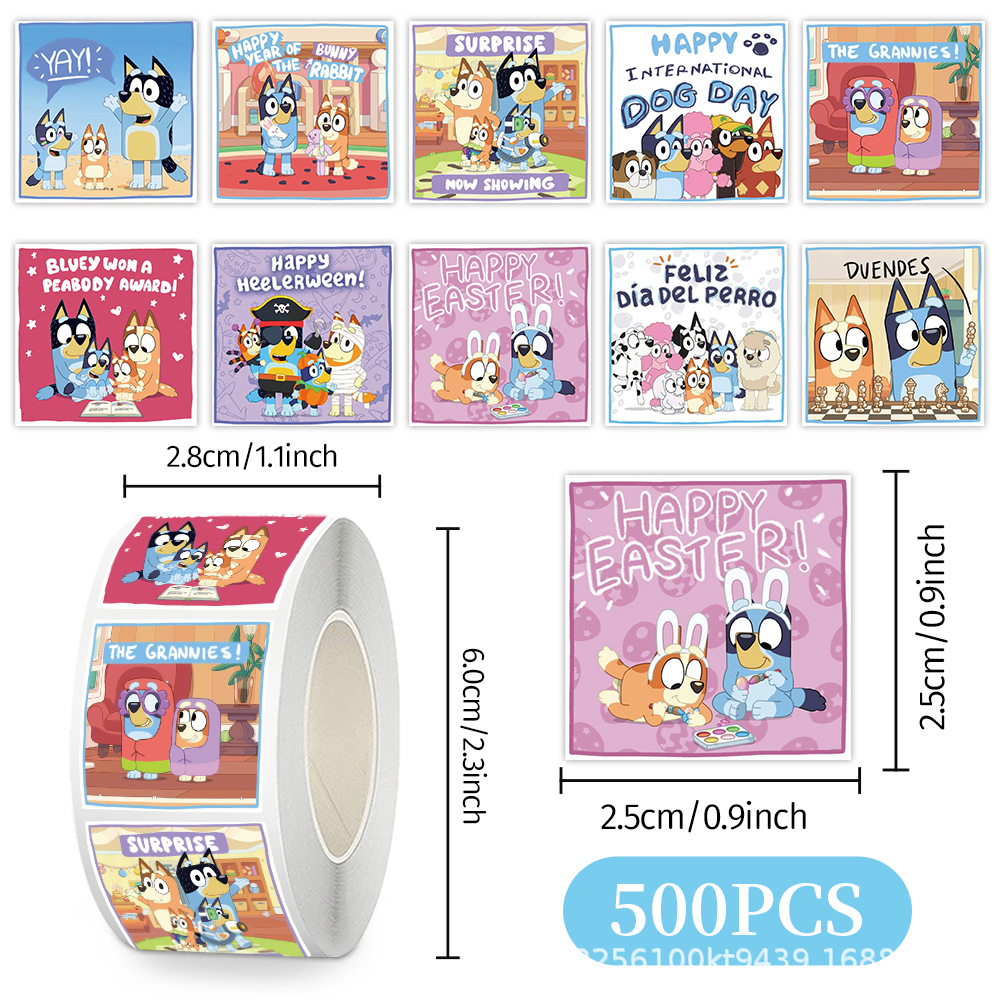 Wholesale 500Pcs/Roll Bluey St - đánh giá và giá Laptop Accessories Diy