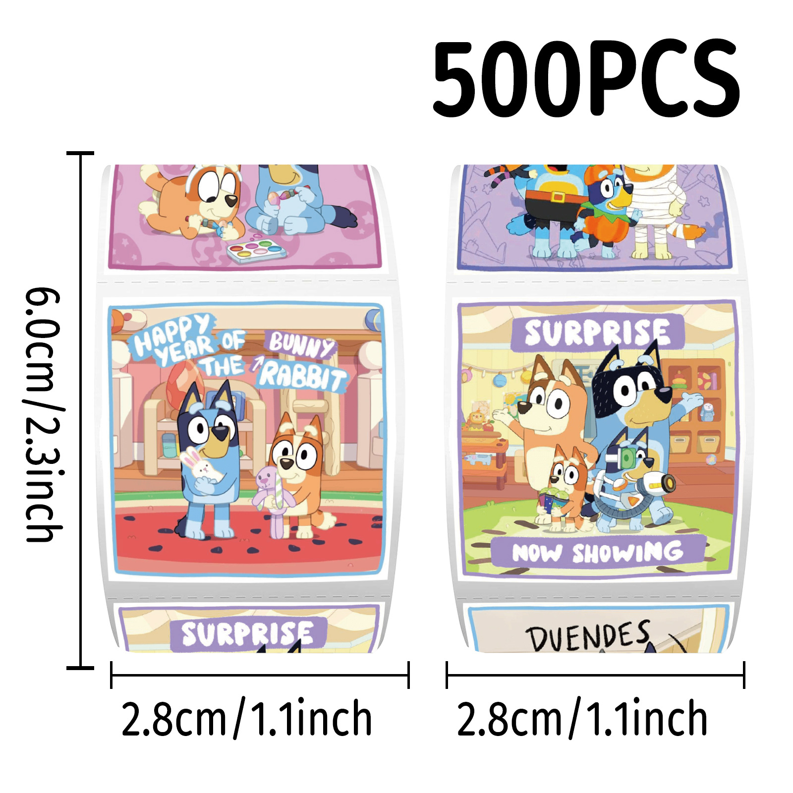 Wholesale 500Pcs/Roll Bluey St - đánh giá và giá Laptop Accessories Diy