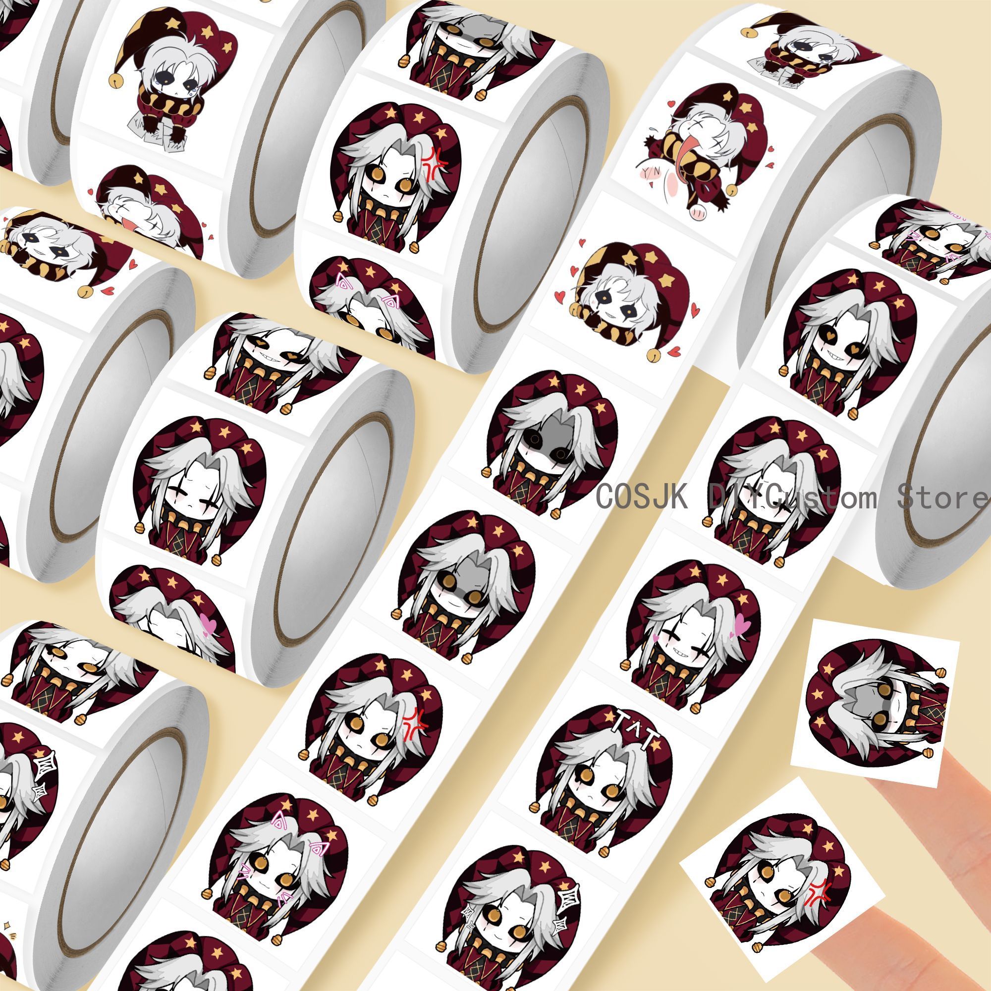 500Pc/Roll Anime Pierrot The F - đánh giá và giá Laptop Accessories Diy