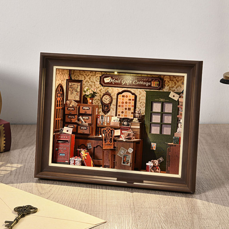 Retro Post Office Book Nook DI - đánh giá và giá Laptop Accessories Light