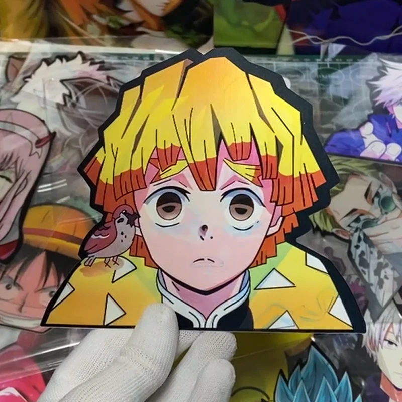 Demon Slaye Zenitsu 3D Lenticu - đánh giá và giá Laptop Accessories Kids