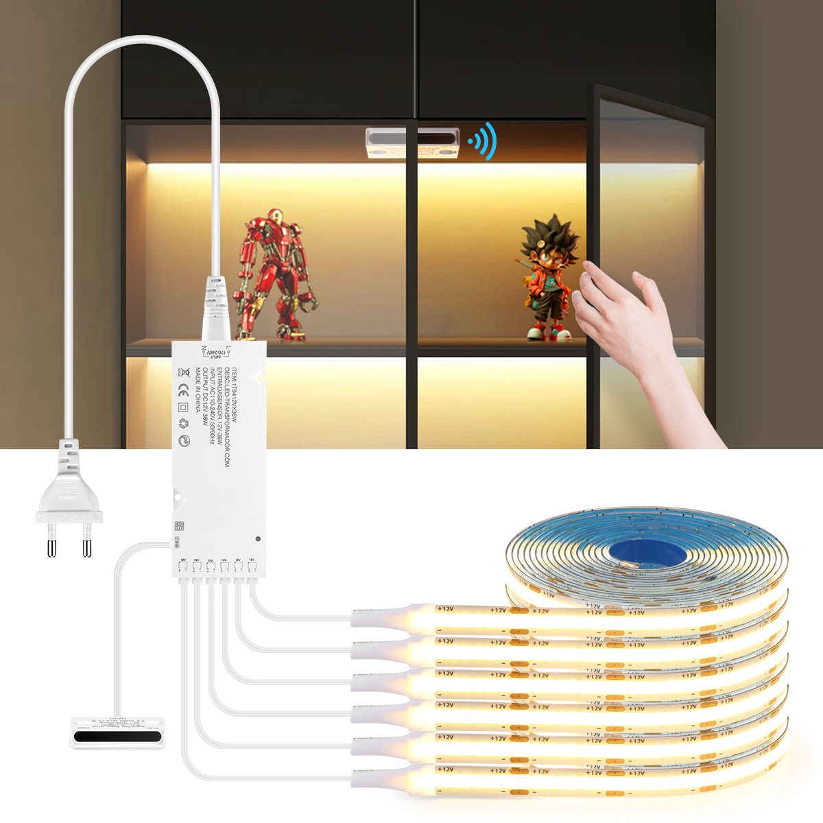 Auto On Smart Door Sensor Cont - đánh giá và giá Laptop Accessories Light