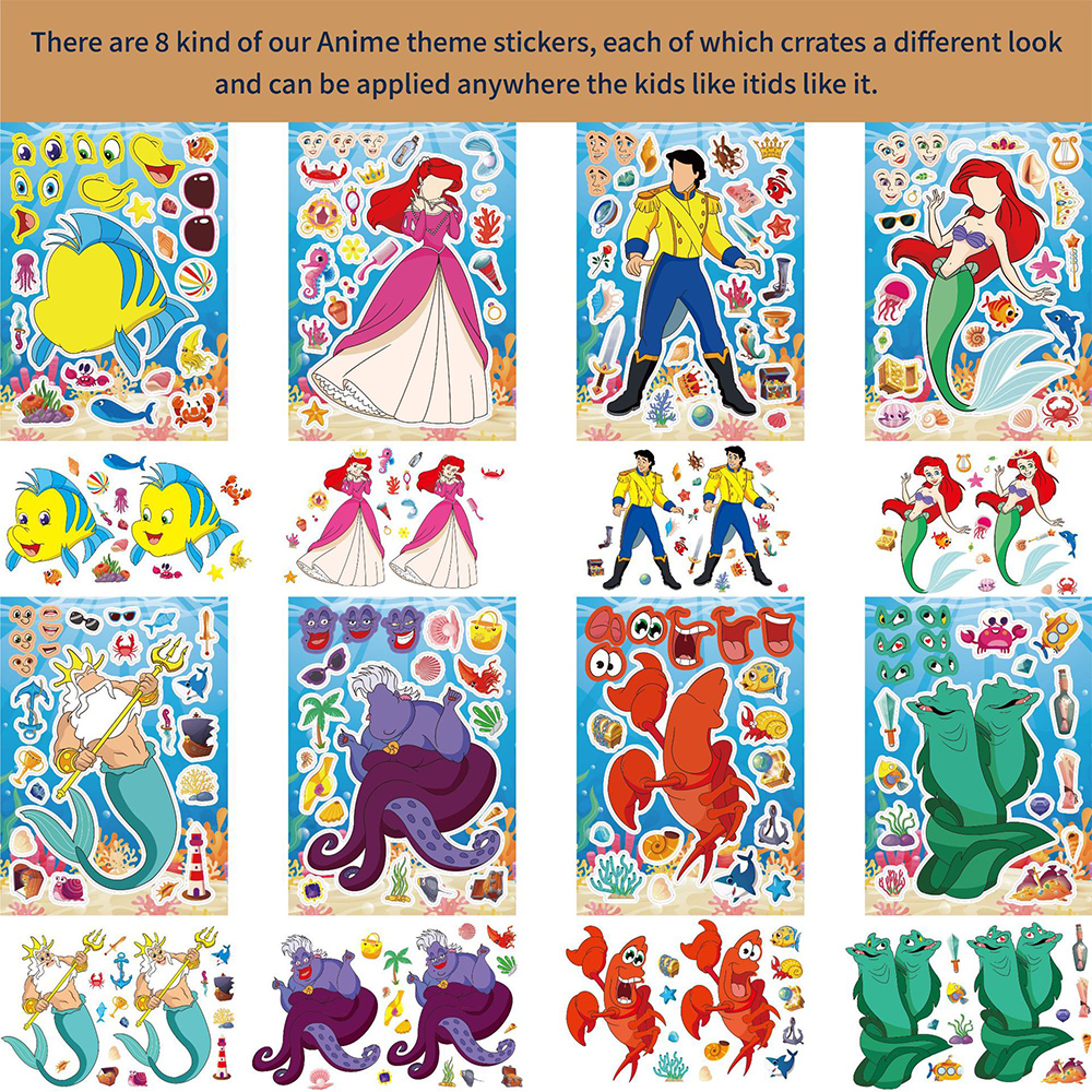 8/16sheets Disney The Little M - đánh giá và giá Laptop Accessories Kids