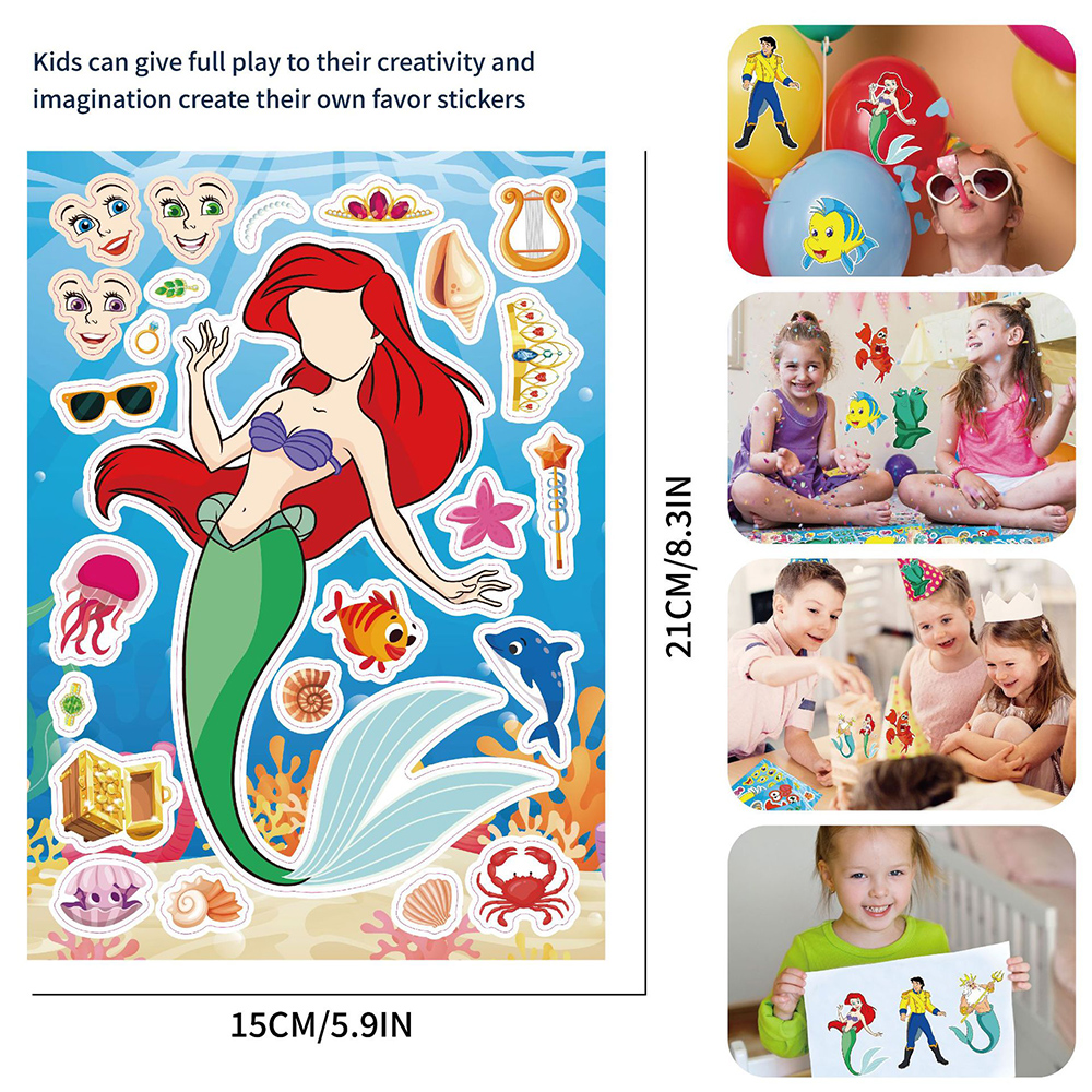 8/16sheets Disney The Little M - đánh giá và giá Laptop Accessories Kids