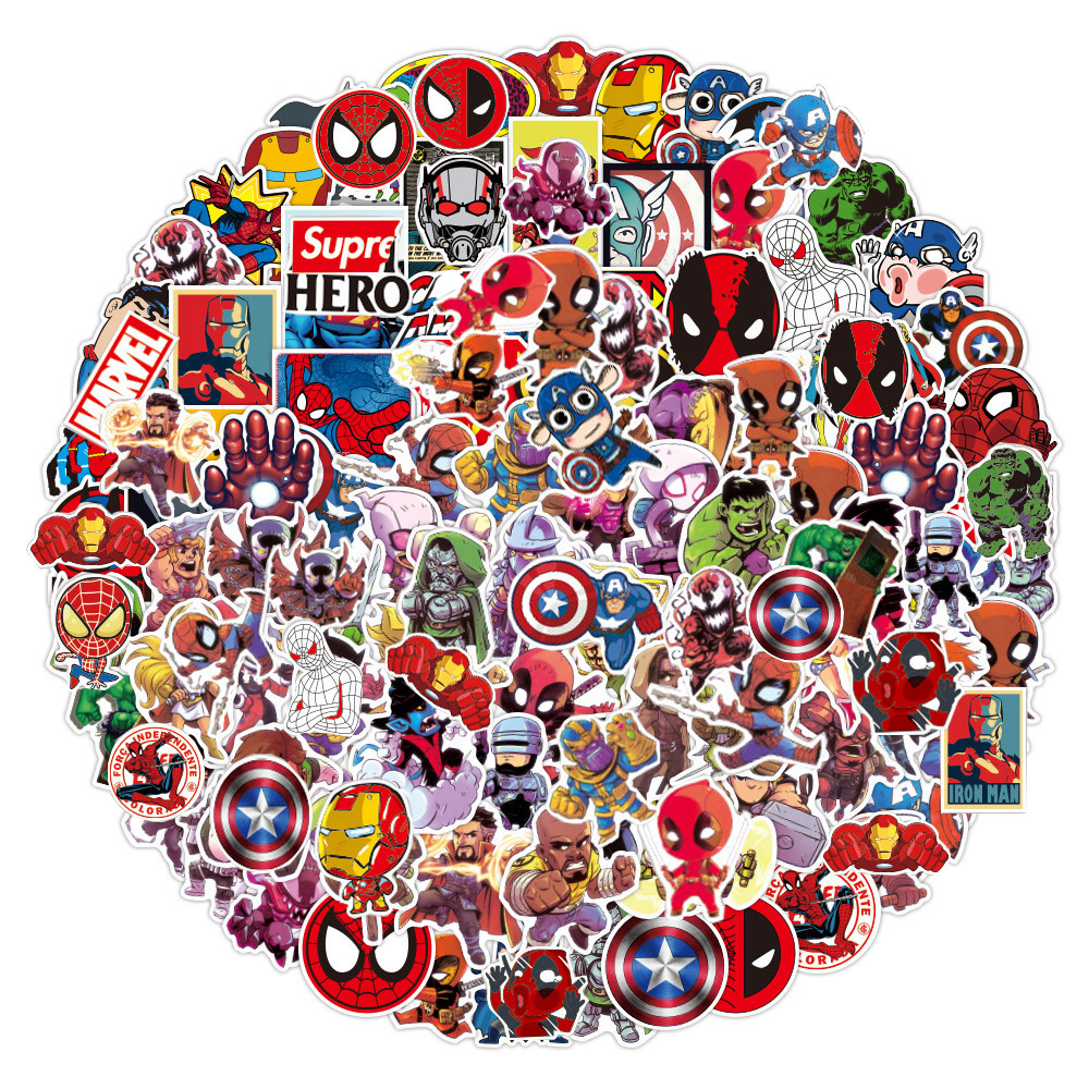 50pcs Disney Marvel The Avenge - đánh giá và giá Laptop Accessories Kids