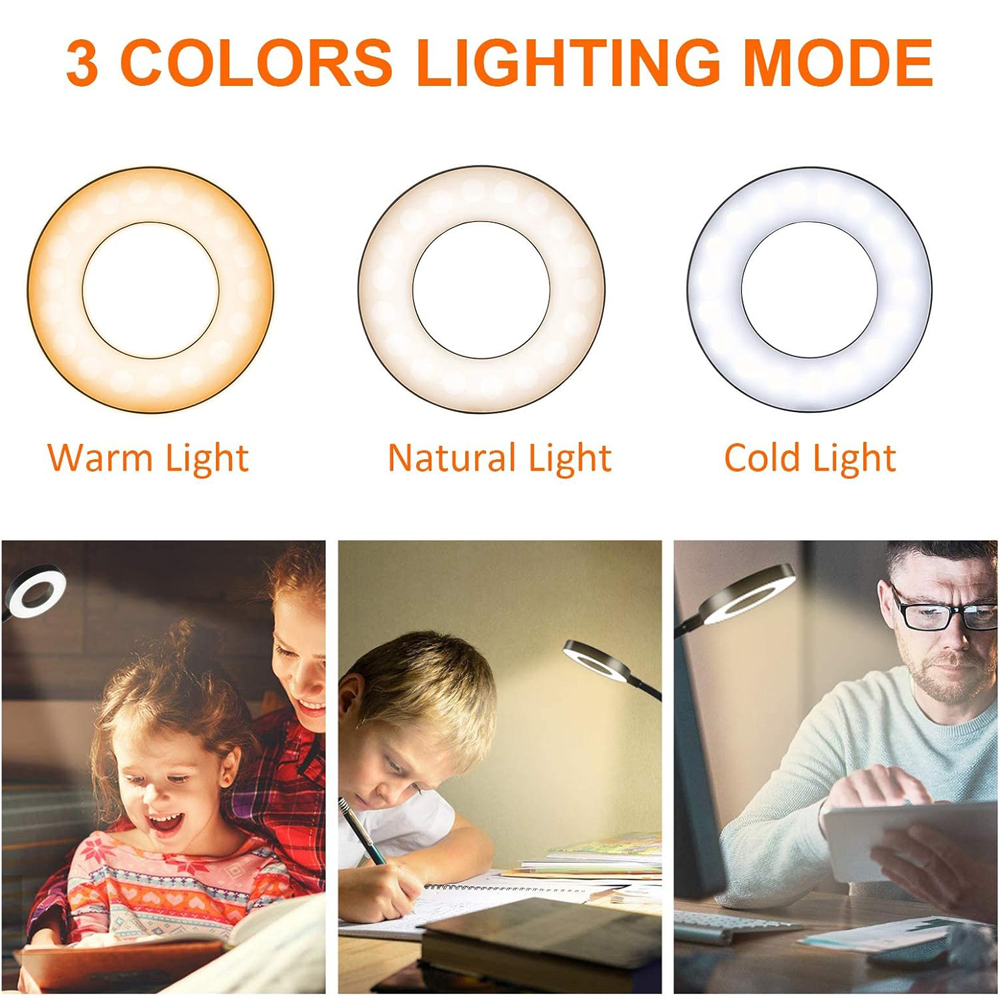 360° Flexible 48 LEDs Desk Lam - đánh giá và giá Laptop Accessories Light