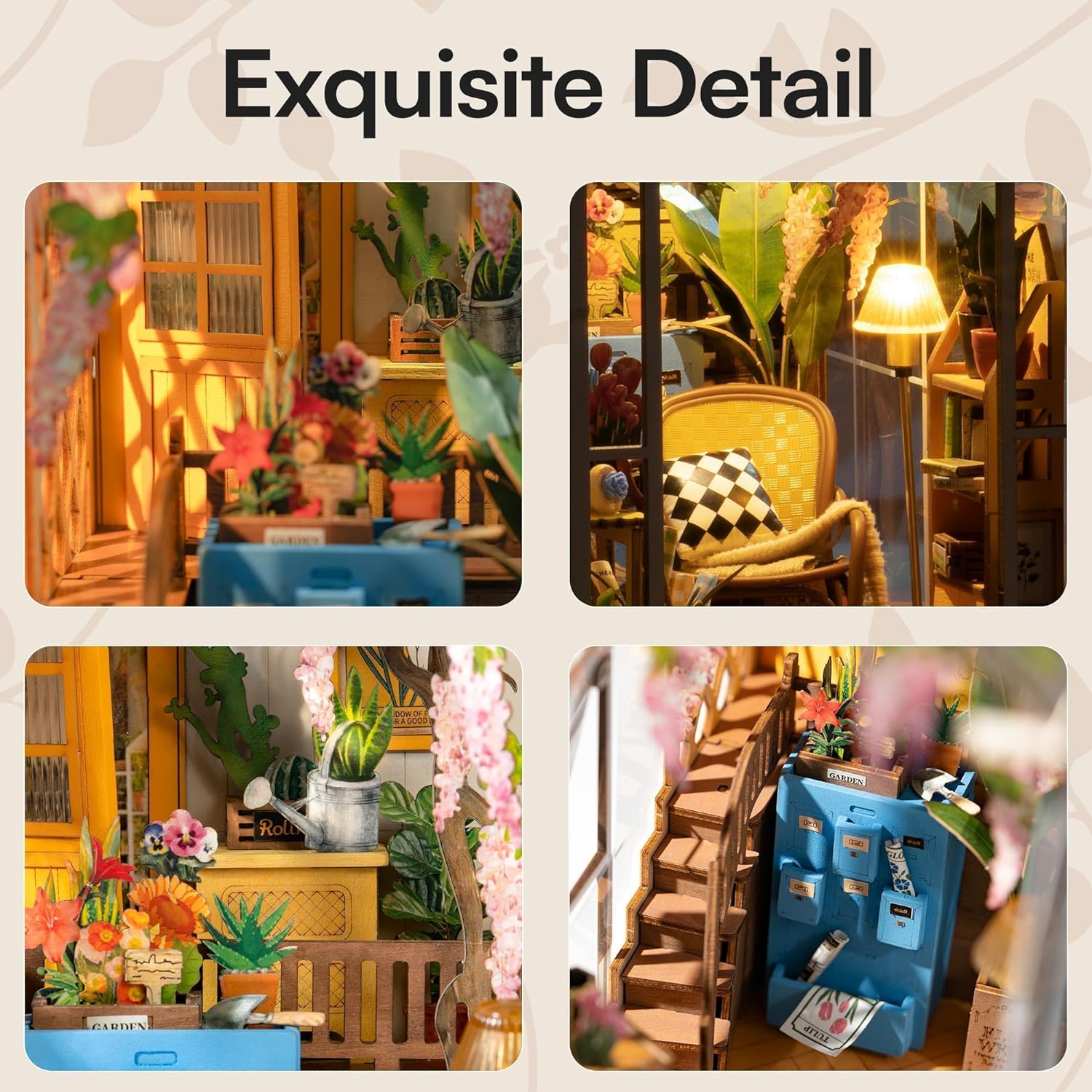 Rolife Gardenhouse Book Nook D - đánh giá và giá Laptop Accessories Light