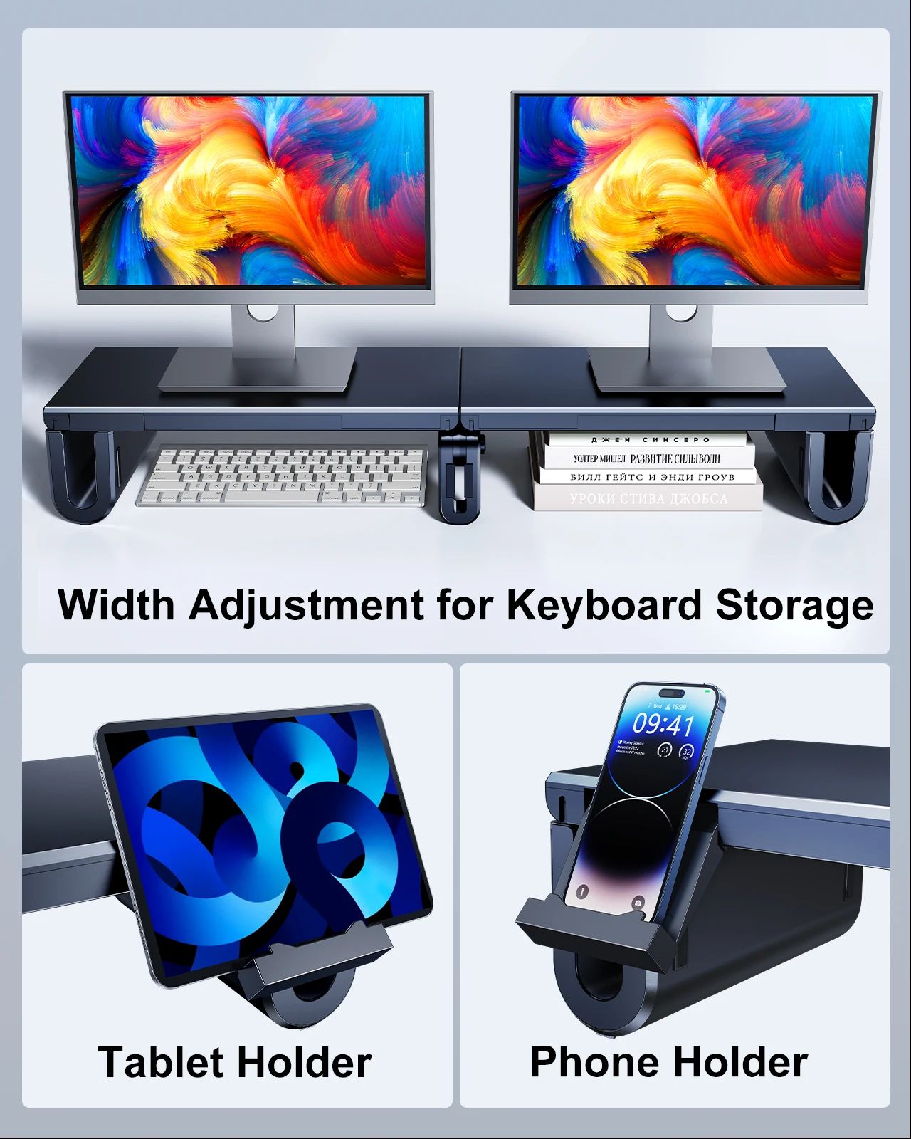 Oatsbasf Dual Monitor Stand Ri - đánh giá và giá Laptop Stand Riser