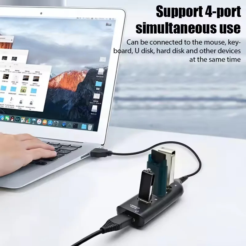 4 Port USB Hub Portable USB 2. - đánh giá và giá Mac Laptop Accessories