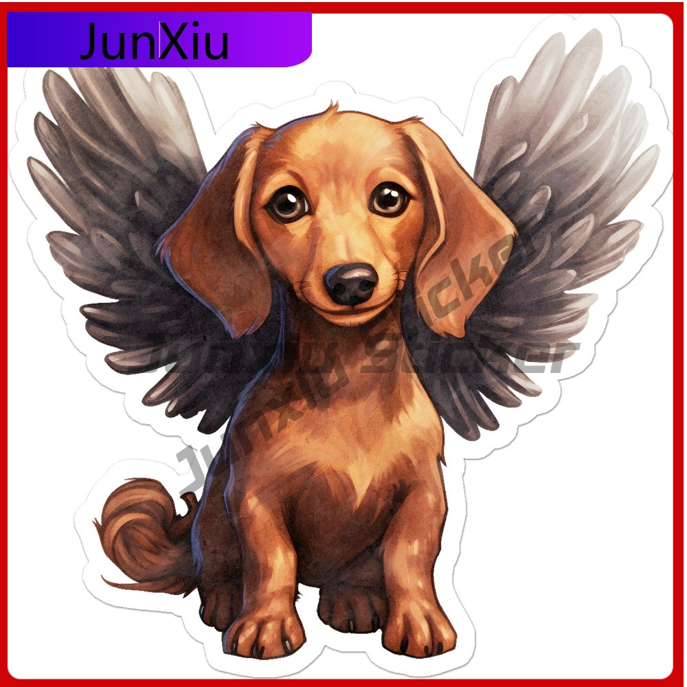 Dachshund Angel Vinyl New Must - đánh giá và giá Laptop Accessories You Must Have