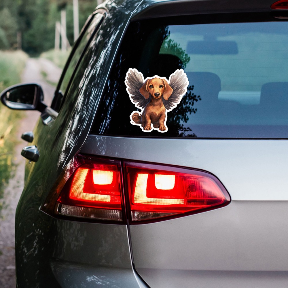 Dachshund Angel Vinyl New Must - đánh giá và giá Laptop Accessories You Must Have