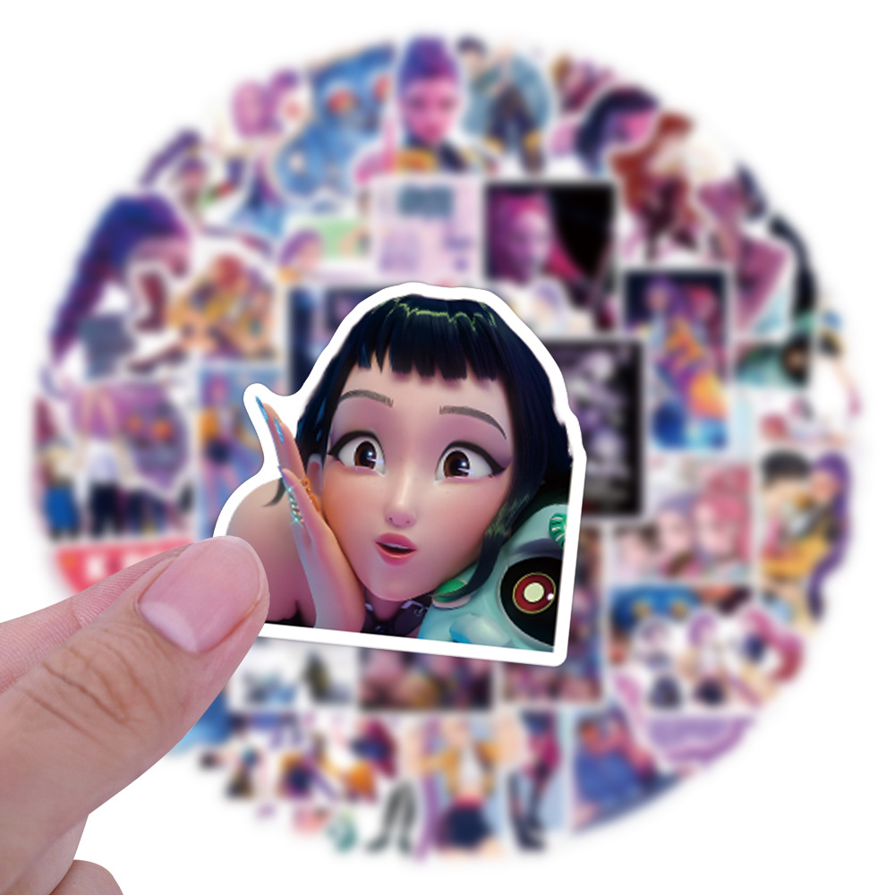 55/110pcs K-Pop Anime cartoon  - đánh giá và giá Laptop Accessories Diy