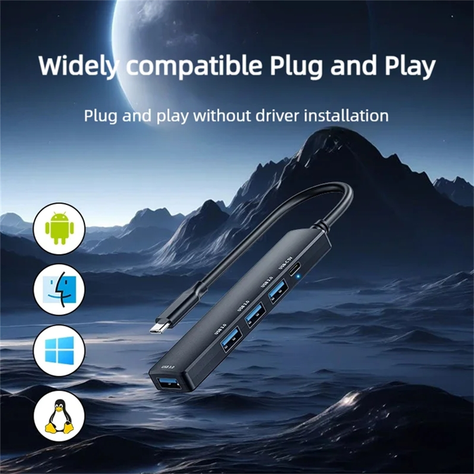 5 Port Multi Splitter Type C H - đánh giá và giá Mac Laptop Accessories
